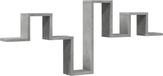 vidaXL Étagère murale 104,5x10x43 cm bois traité gris béton
