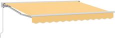 vidaXL Parasol manuel 4,5 x 3,5 m Sable Polyester