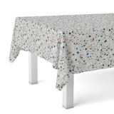 Martina Home Alcoa Tafelkleed van wasdoek grijs 140 x 140 cm