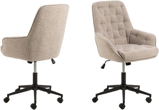 Wehkamp Home Giga Living Bureaustoel Alleri - Stof - Beige