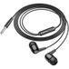HOCO M97 Enjoy - In-ear hoofdtelefoons met micro - inwendig - met bekabeling - 3,5 mm-stekker - zwart
