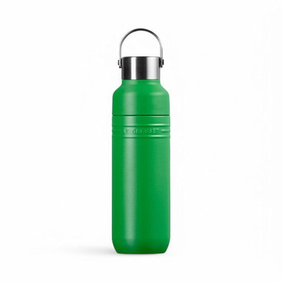 Le Creuset Drinkfles Dubbelwandig On The Go 0,5 Liter Bamboo Green