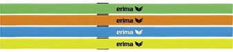 Erima Haarbanden - Set van 4 - Unisex - Polyester - Groen, Oranje, Blauw, Geel