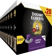 Douwe Egberts Lungo Intens koffiecapsules - 10 x 20 cups - voordeelpak