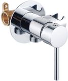 FortiFura Calvi Mengkraan Bidet - met handdouchehouder - chroom