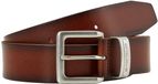 Tom Tailor - TTJACOB leren riem met vierkante gesp - Maat 110 - light brown