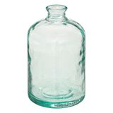 Atmosphera bloemenvaas Colmar - Apotheker Fles model - transparant - gerecycled glas - 32 x 18 cm