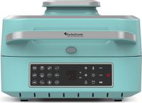TurboTronic AG700 2-in-1 Airfryer & Grill - 6.5L - Turquoise/Zilver