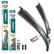 HEYNER® Essuie-glace pour JAECOO 7 SHS 06.2025 - 10.2026, Essuie-glace plat hybride, aérodynamique et flexible, revêtement nanographique