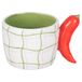 Villa d'Este Home Tivoli 2000 Fruit Life Keramische mok, 350 ml, met handvat in chilipeper design