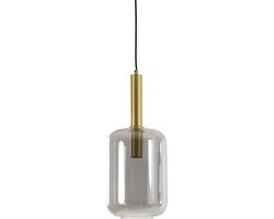 Light & Living Lekar Hanglamp - Antiek Brons/Glas - Ø22x32 cm