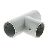Zenitech - 1 T-stuk, Ø 25 mm, gris