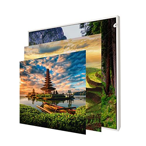 informa Led-fotolijst - mat wit - Azië thema - 50x50cm - 27 leds