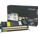 Lexmark C5222YS Toner Cartridge - Yellow - 3,000 Pages
