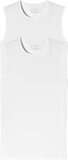 Schiesser 95/5 Organic Heren Tank Top - 2 pack - R Hals - Maat XL - Wit