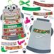 Baker Ross FN391 Compostbak Decoratieset - Set van 4, Earth Day Arts and Crafts, Learning Resources for Kids