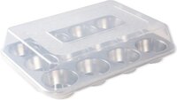 Nordic Ware Naturals Muffinvorm met Deksel - 12 Cups - Aluminium