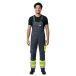 Mascot Safe Supreme Amerikaanse overall met kniezakken 15669-860 - donkermarine/hi-vis geel - C64 - 82