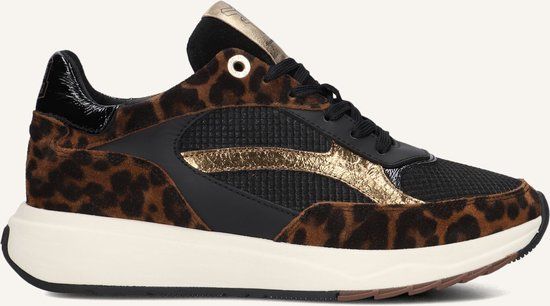 Floris van Bommel Sfw-10138 Suvi Sneakers - Textiel - Dames - Zwart - Maat 42