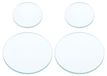 Lentilles biconvexes, 300/50 mm, 50/30 mm, verre, 4 pièces