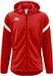 Kappa Dolve Hooded Sweatshirt with Zipper Red/White XL