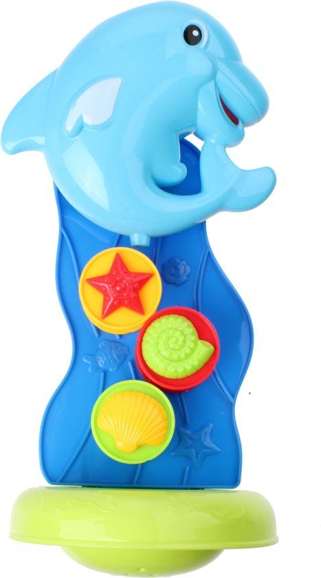 Johntoy Happy World Badspeelgoed Dolfijn 27 Cm - Multicolor