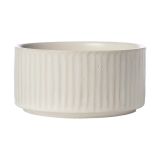 ERNST Bol Ernst strié Ø12 cm Blanc naturel