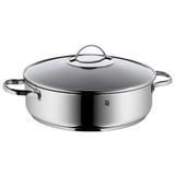 WMF Braadpan - 28 cm - RVS - Met Glazen Deksel