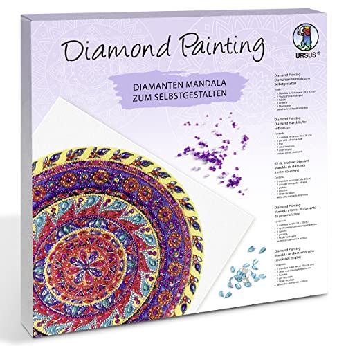 Ursus 43520004F Diamond Painting Mandala, kleurrijk - 4008525247593