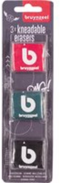 Bruynzeel Kneedgum set - 3 stuks - Verschillende kleuren
