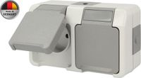 Schneider Merten Aquastar IP44 Dubbel Stopcontact - 4042811179878