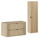 Ensemble de meubles 100 cm avec plateau et armoire haute