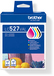 Brother LC527VAL Value Pack Ink Cartridge - Black, Cyan, Magenta, Yellow - 4 Pack
