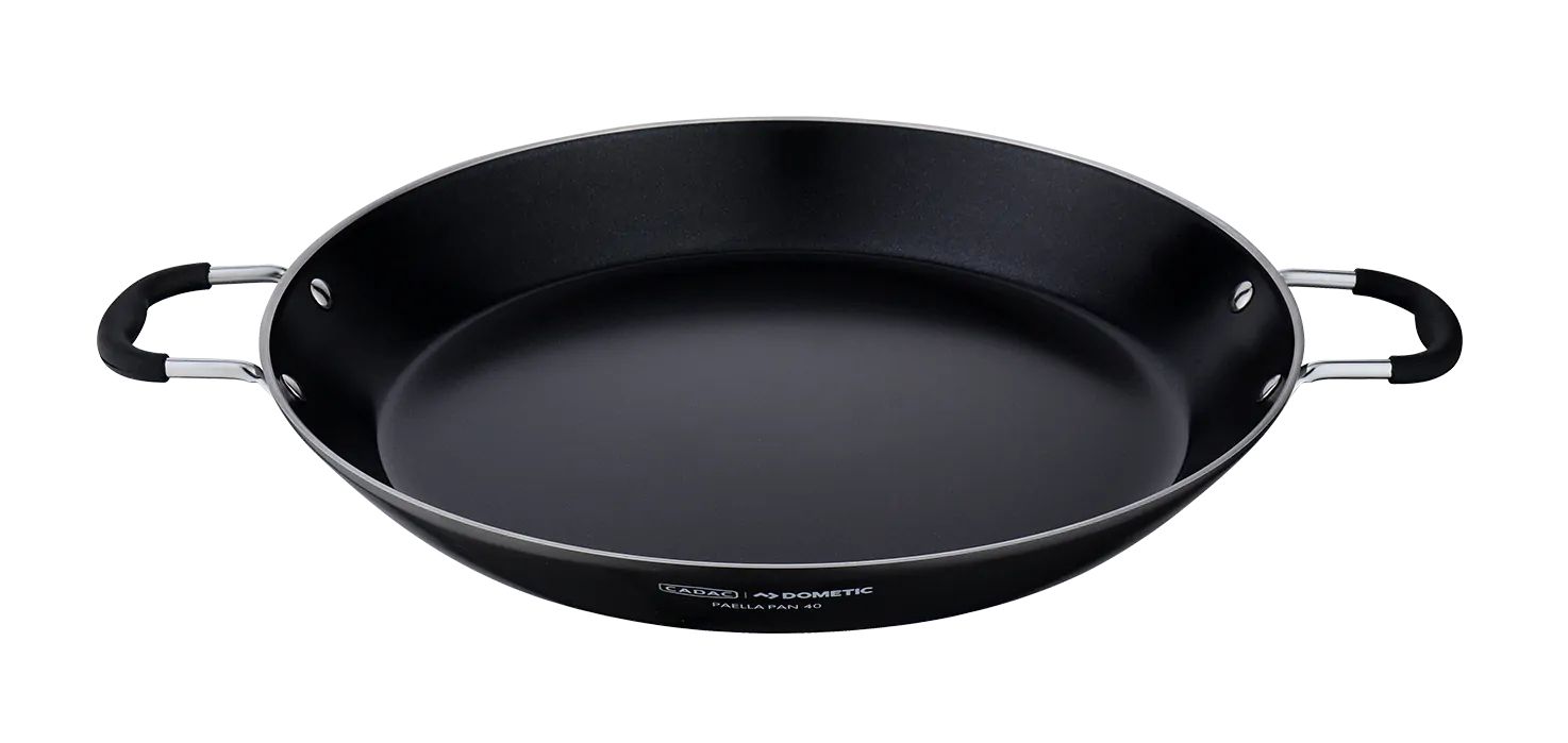 Cadac Paella Pan 40 cm - Round - Black - Ceramic Coating - All-purpose pan