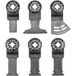 Flex 535180 Jeu de lames Starlock pour électricité et construction à sec