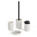 Utility Set van 4 badkamer- en WC-accessoires UTILITY Blanc Modern Plastic