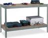 Relaxdays Werktafel - Met 2 Etages - Verstelbaar - 91x141x61 cm - Garage - 300 kg per etage