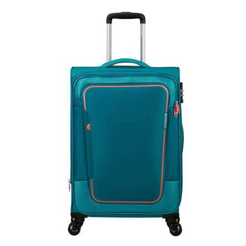 American Tourister trolley Pulsonic 68 cm. Expandable petrol