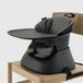 Hannie Siège enfant portable – Siège enfant – Pliable et compact – Rehausseur de 6 mois à 5 ans – Charcoal Black