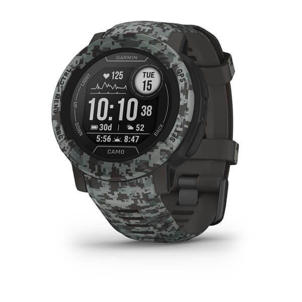 Garmin Instinct 2 Camo Edition Smartwatch - Graphite - 45mm