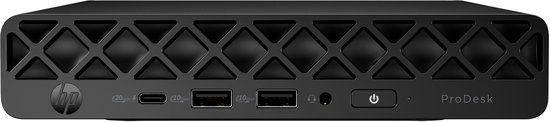 HP Pro Mini 400 G1i - Intel Core Ultra 5 225T - 32GB DDR5 RAM - 1TB SSD - Intel Graphics - Windows 11 Pro - AZERTY Frans Toetsenbord