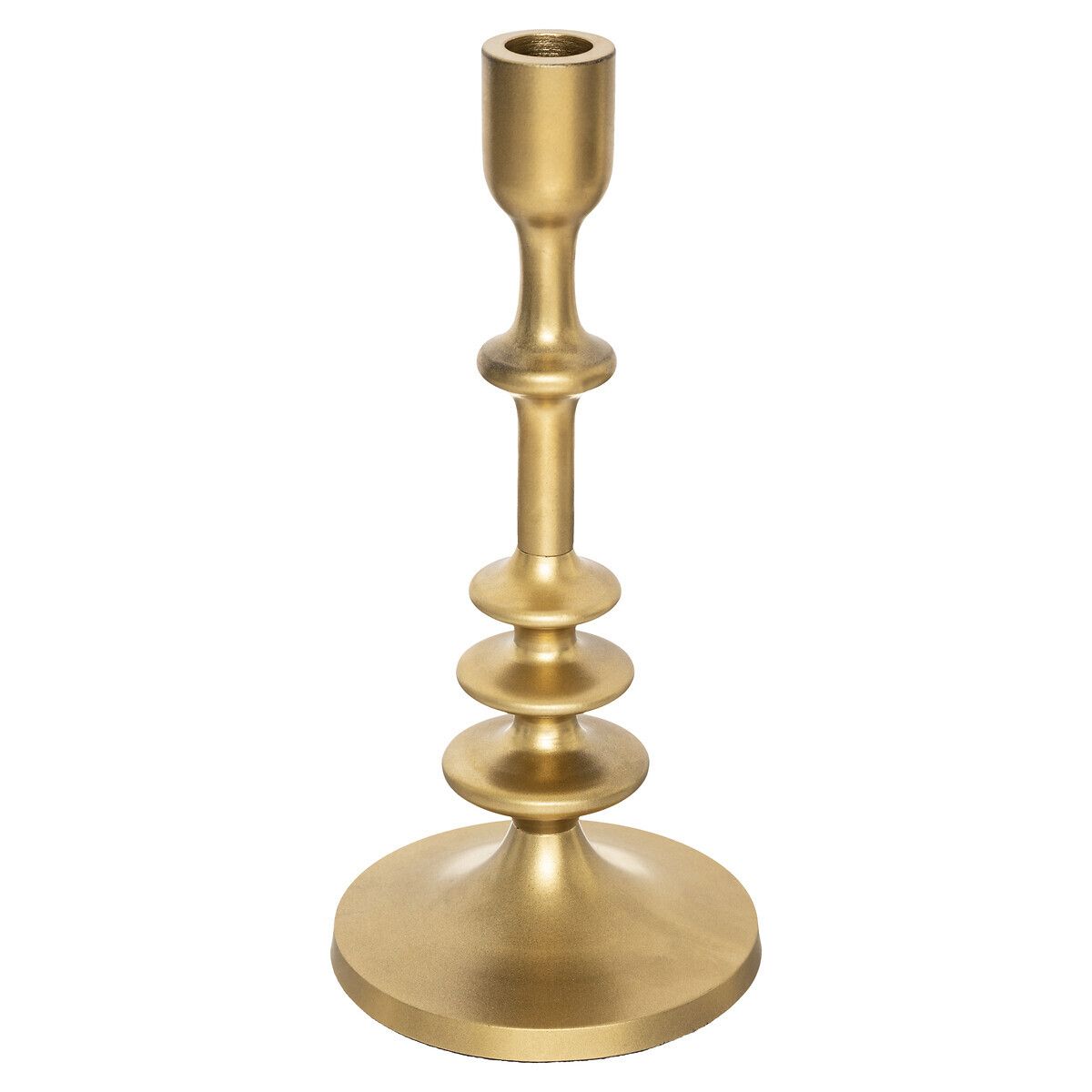 Atmosphera Kandelaar - Goud - Metaal - D12 x H26 cm - 1 stuk(s)