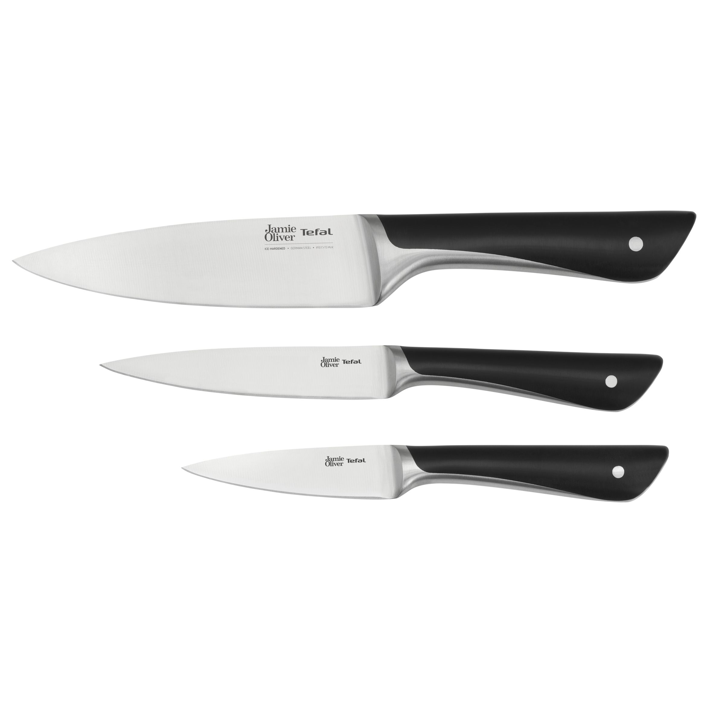 Tefal Jamie Oliver by Tefal Messenset - 3-delig - RVS - Ergonomisch