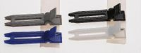 Sibel Scheidingsklemmen Double Prong Plastic 100st
