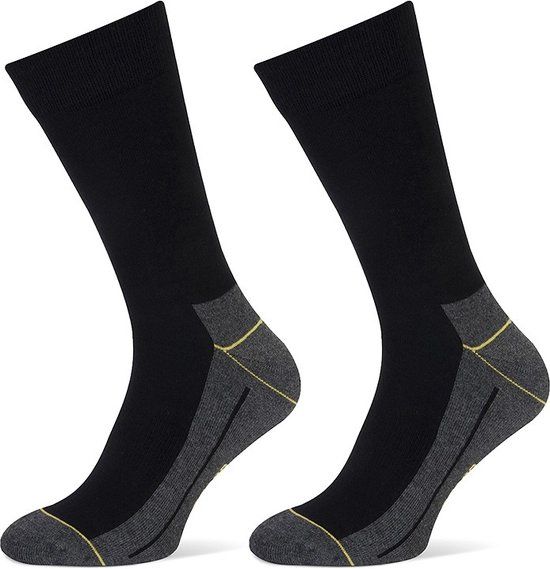 Stapp Yellow Walker Coolmax 2-Pack Sokken 4425 Zwart Maat 47-50