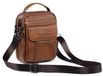 Sac bandoulière en cuir pour téléphone et documents