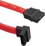 Qoltec SATA kabel Recht | Rechte hoek | 0.35m