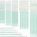 Set de 100 tampons de nettoyage - Tampons en coton sans peluche pour l'électronique, les appareils photo et les claviers - Différentes tailles et adaptés à une utilisation prolongée