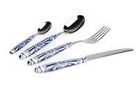 Excelsa Boheme Blue Bestekset, roestvrij staal, kunststof handvat, 24-delig