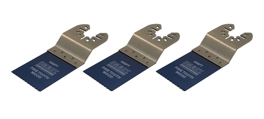 Smart Multitool Zaagblad Fijntandig - Hout/Plastic - 32x42mm - 3 stuks